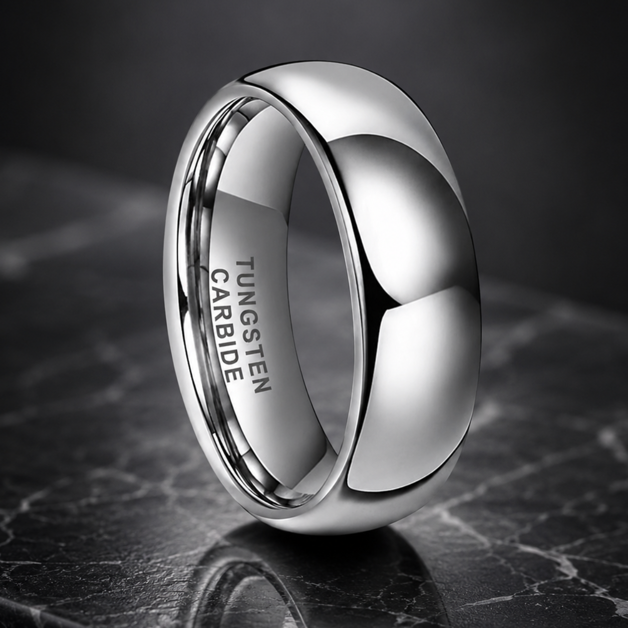 7mm Tungsten Carbide Wedding Band