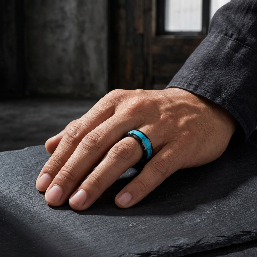 Turquoise_Tungsten_Ring.