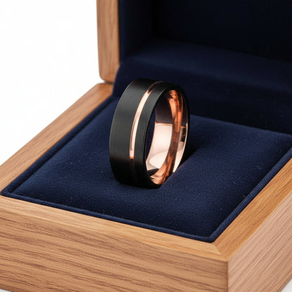 8MM_Brushed_Tungsten_Ring_-_Offset_Groove_Design