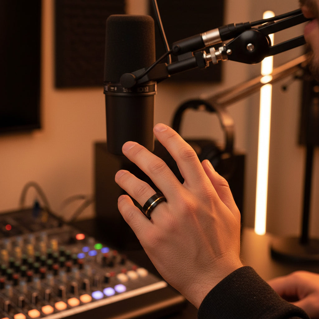 8MM_Brushed_Tungsten_Ring_-_Offset_Groove_Design