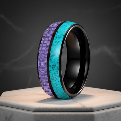 8MM_Tungsten-Ring-with_Purple_Carbon_Fiber_Turquoise