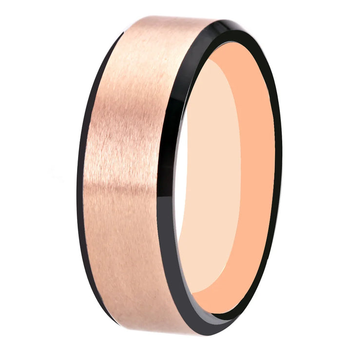 8mm Classic Brushed Tungsten Ring – Men’s Wedding Band”