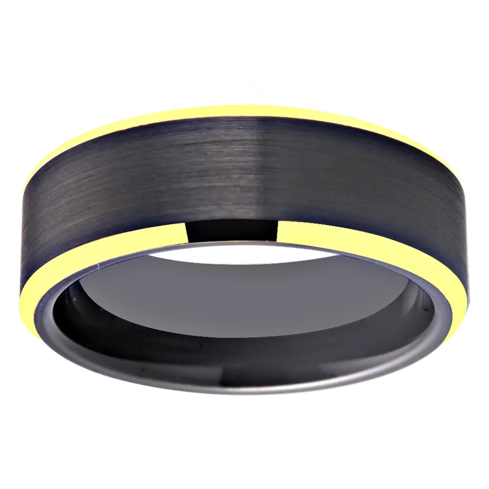 8mm Classic Brushed Tungsten Ring – Men’s Wedding Band”