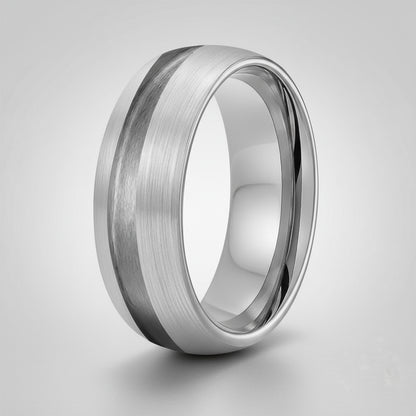 8mm Tungsten Blank Ring