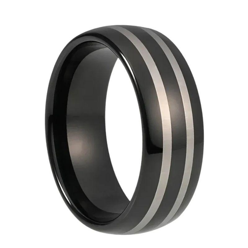 8mm_Black_Dome_Tungsten_Ring