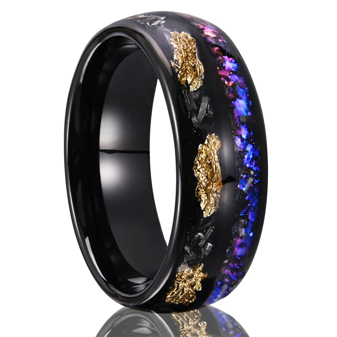 8mm Black Tungsten Ring – Men’s Wedding Band