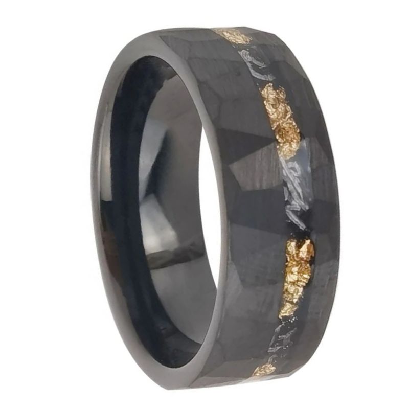 8mm Black Tungsten Carbide Ring for Men