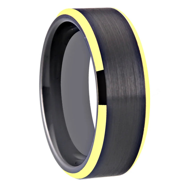 8mm Classic Brushed Tungsten Ring – Men’s Wedding Band”