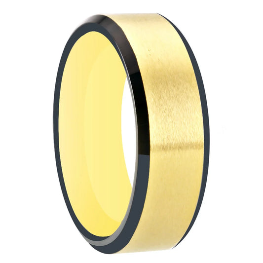 8mm Classic Brushed Tungsten Ring – Men’s Wedding Band”