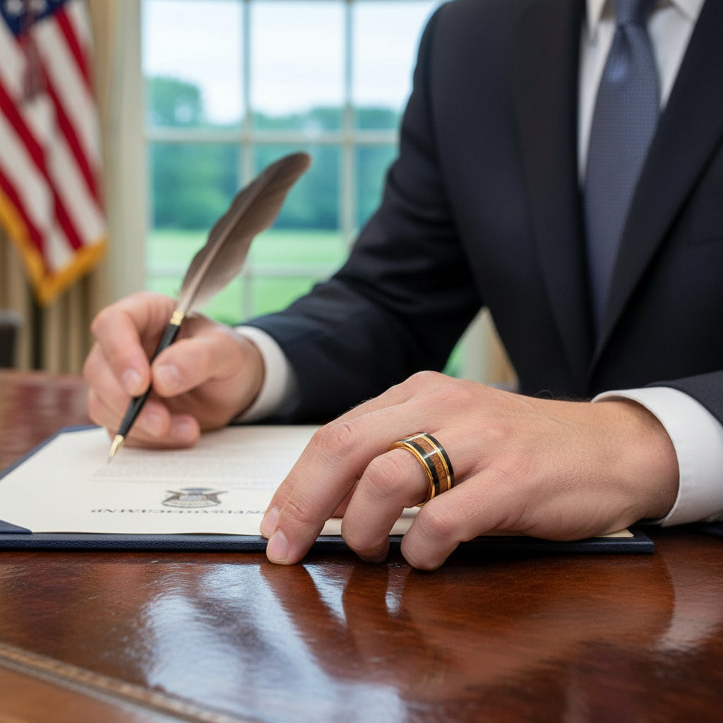 8mm Koa Wood Inlay Tungsten Wedding Ring