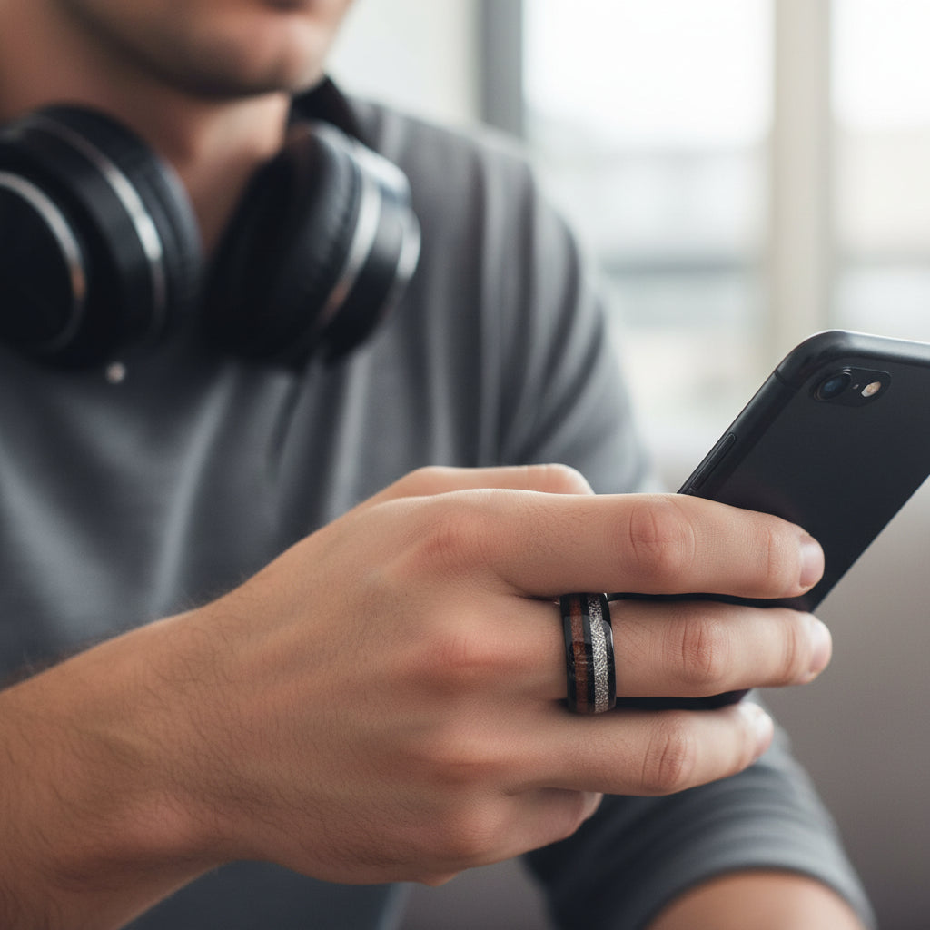 8mm_Meteorite_Engagement_Ring