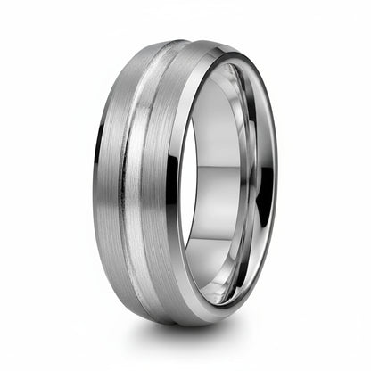 8mm Tungsten Blank Ring
