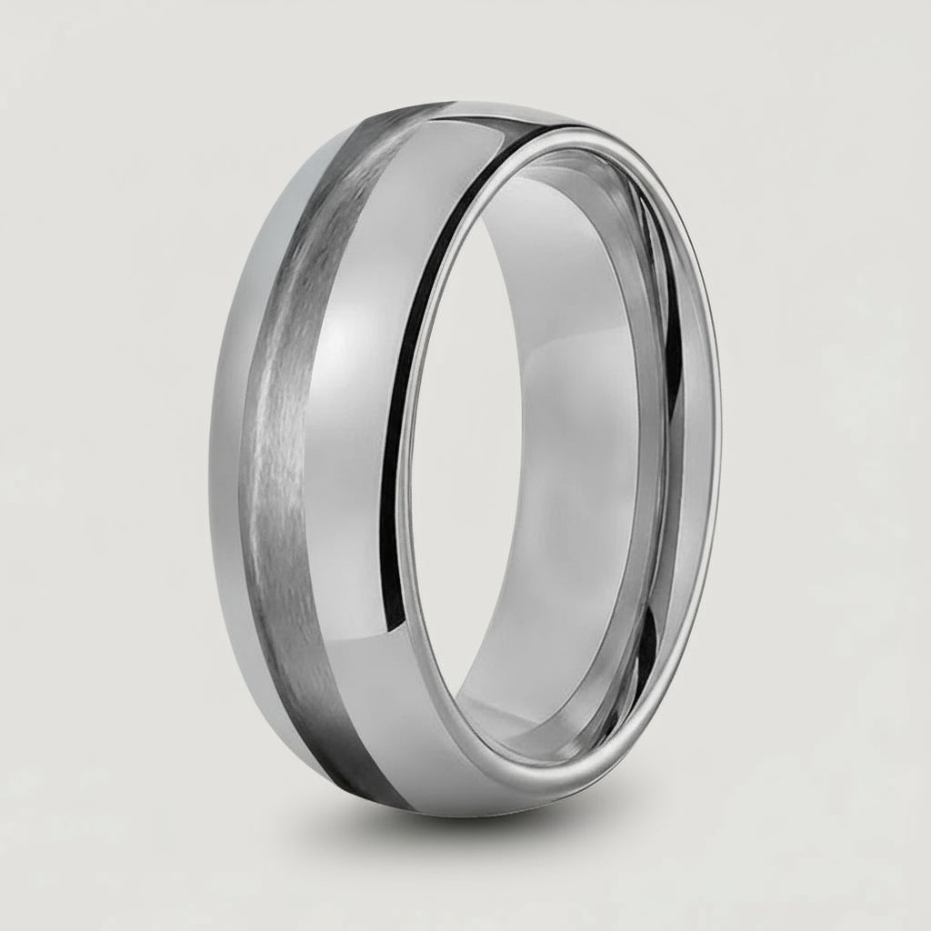 8mm Tungsten Blank Ring