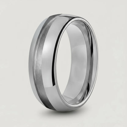 8mm Tungsten Blank Ring