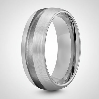 8mm Tungsten Blank Ring
