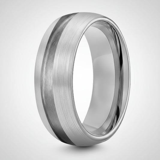 8mm Tungsten Blank Ring