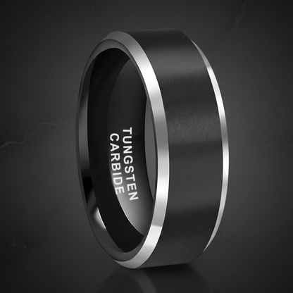 8mm Tungsten Carbide Wedding Band