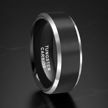 8mm Tungsten Carbide Wedding Band