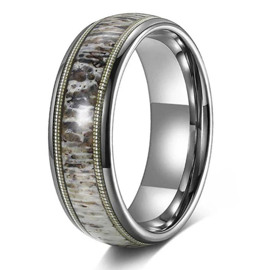 8mm_Tungsten_Deer_Antler_Ring_with_Guitar_String_Inlay
