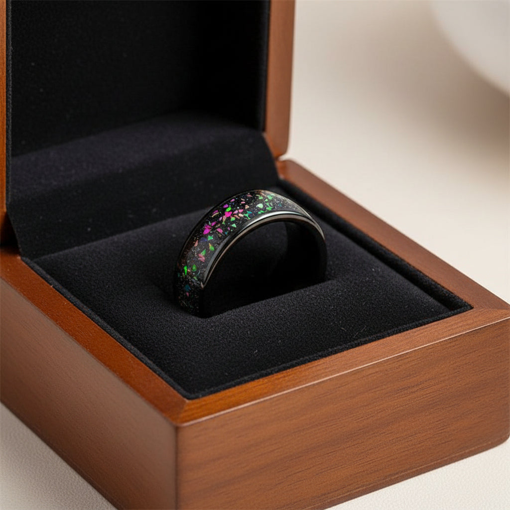 8mm_Tungsten_Ring_with_Galaxy_Opal_Inlay