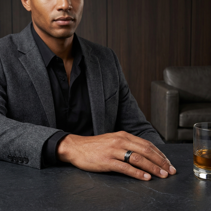 8mm Tungsten Carbide Wedding Band