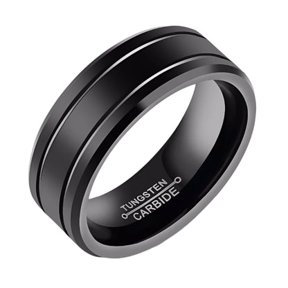 All Black Tungsten Ring
