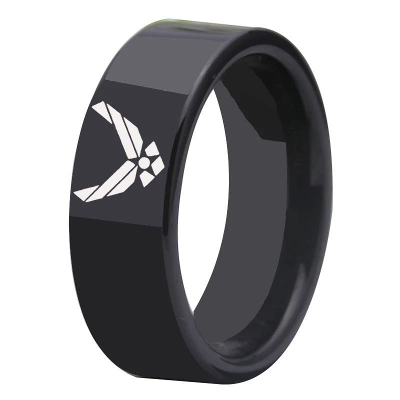 Army Air Force Design Tungsten Wedding Ring. 