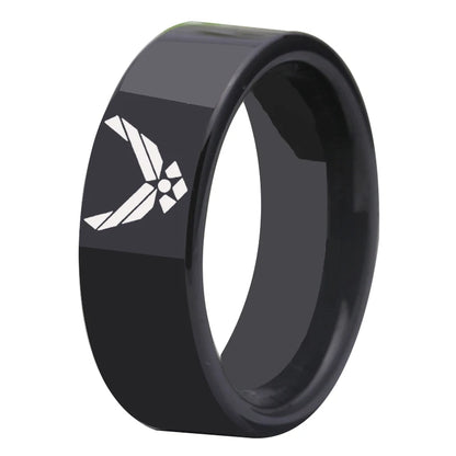 Army Air Force Design Tungsten Wedding Ring. 