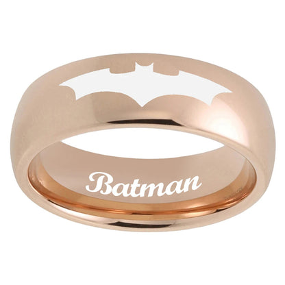 Batman Logo Tungsten Wedding Band