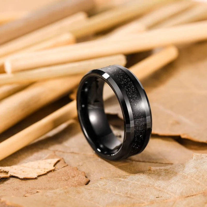 Beveled Tungsten Ring
