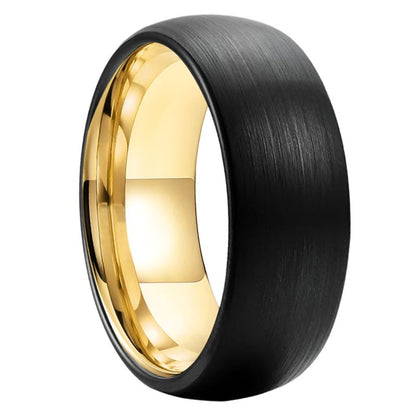 Black Gold Tungsten Ring