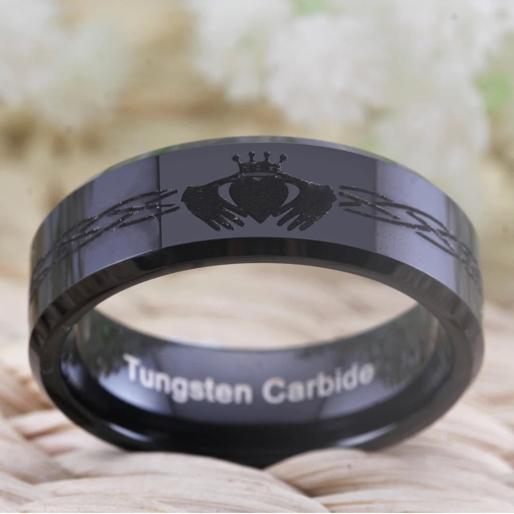 Black Claddagh Ring