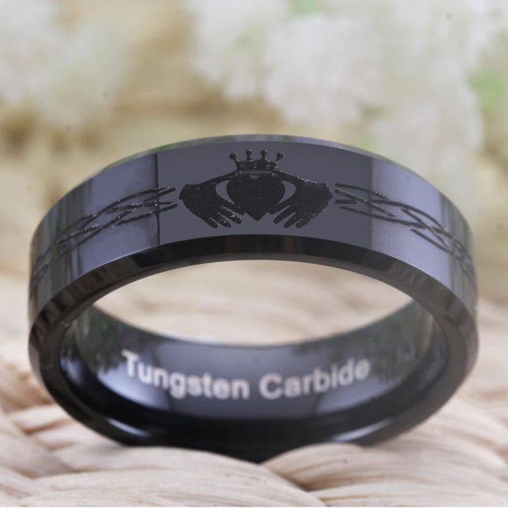 Black Claddagh Ring