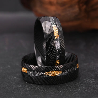 Black Damascus Ring
