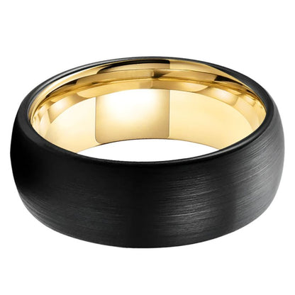 Black Gold Tungsten Ring