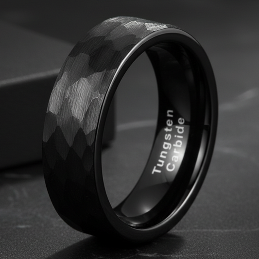 Black_Hammered_Tungsten_Ring