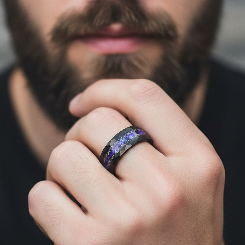 Black_Hammered_Tungsten_Wedding_Ring