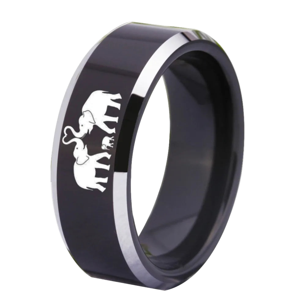 Tungsten Elephants Ring