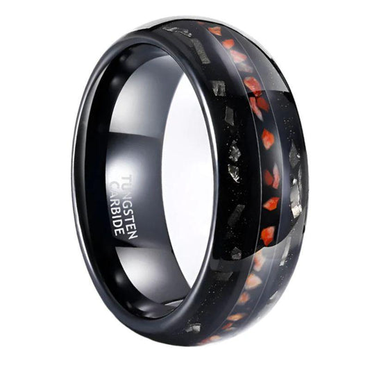 Black_Tungsten_Meteorite_Dinosaur_Bone_Ring