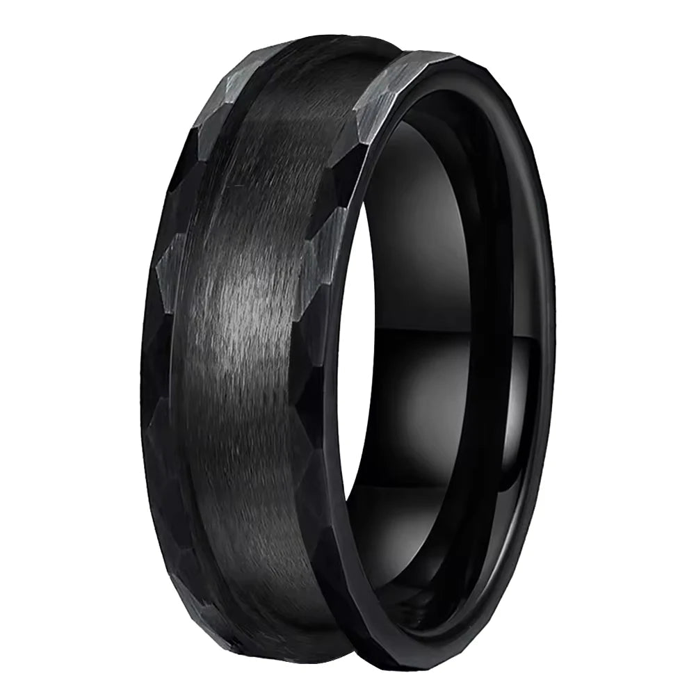 Black Tungsten Ring Blank