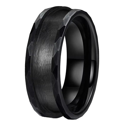 Black Tungsten Ring Blank