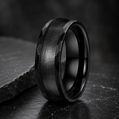 Black Tungsten Ring Blank