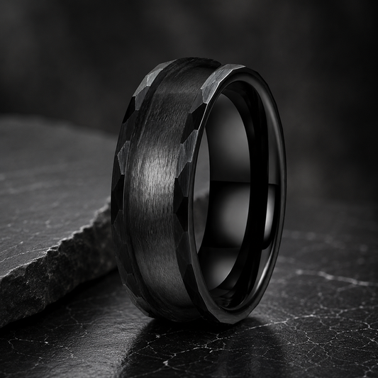 Black Tungsten Ring Blank