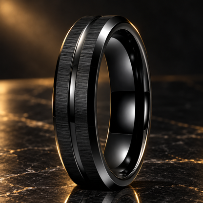 Mens 6mm Tungsten Wedding Band