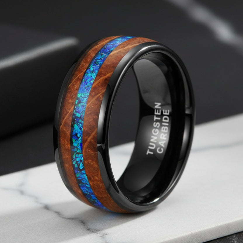 Black_Tungsten_Ring_with_Wood_Inlay