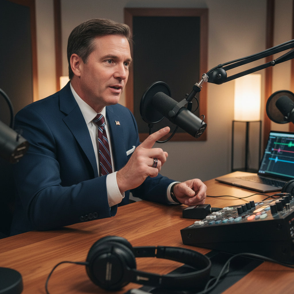 Black and Red Carbon Fiber Ring
