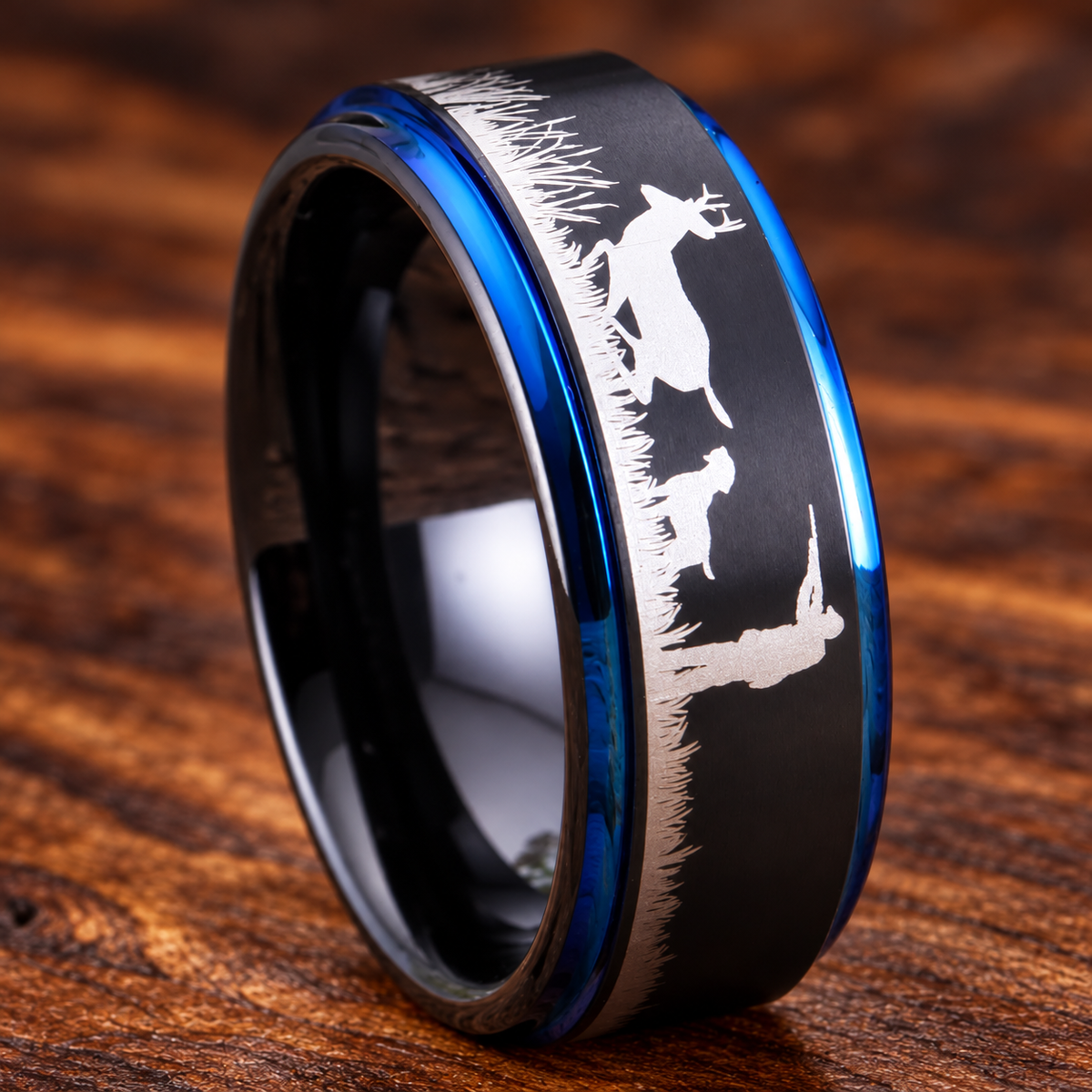 Tungsten Carbide Hunting Ring