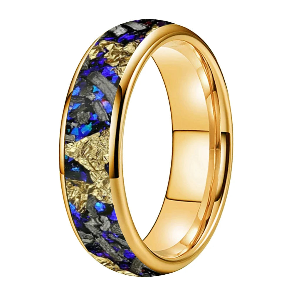 6mm Blue Sandstone Tungsten Ring
