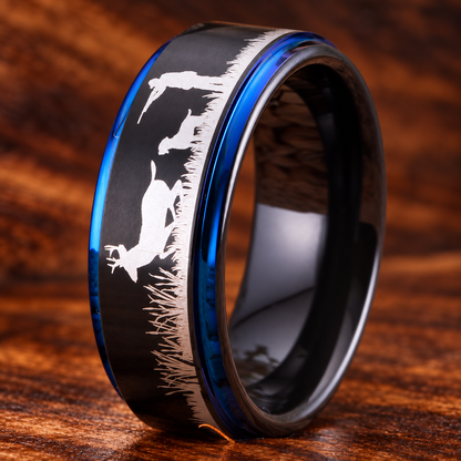Tungsten Carbide Hunting Ring