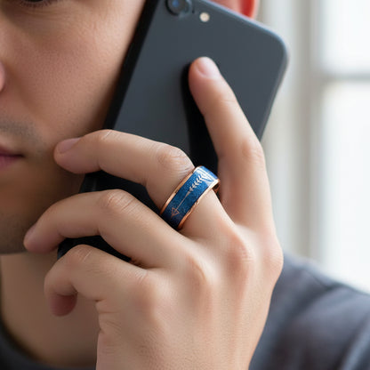 Blue_Meteorite__Silver_Arrow_Black_Tungsten_Ring_68mm